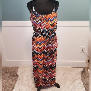 Bailey Blue Spaghetti Strap Maxi Dress M